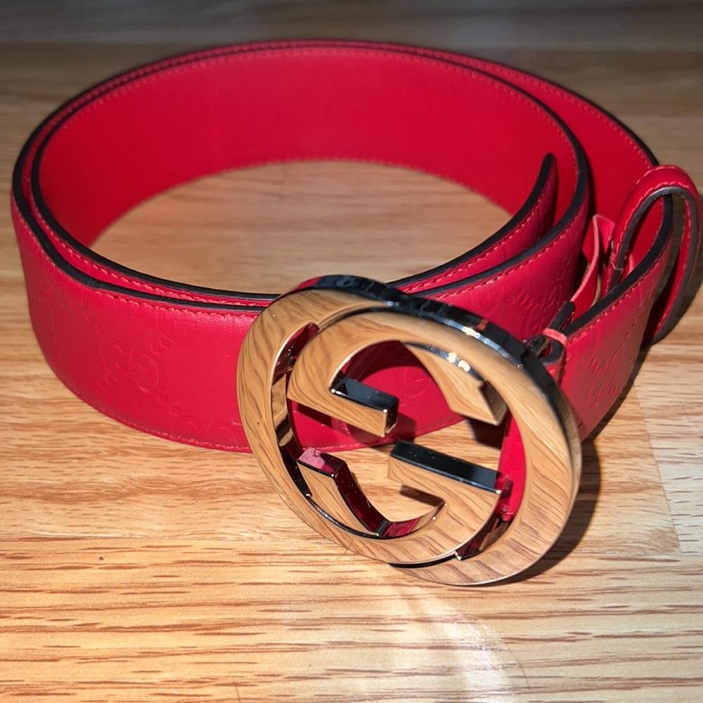 Gucci Red Belt